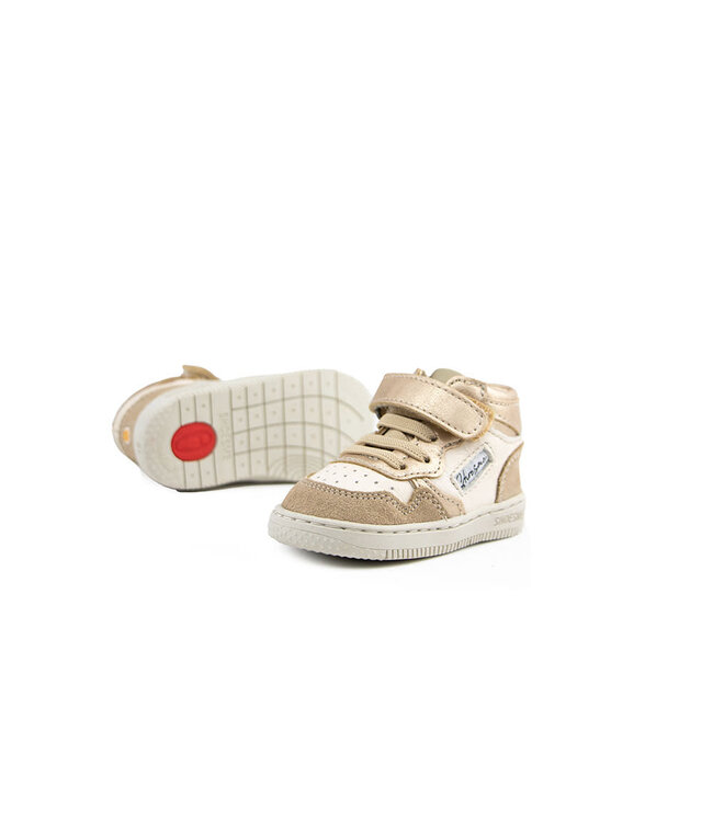 Shoesme Babyproof Hoge Sneaker Gold Beige