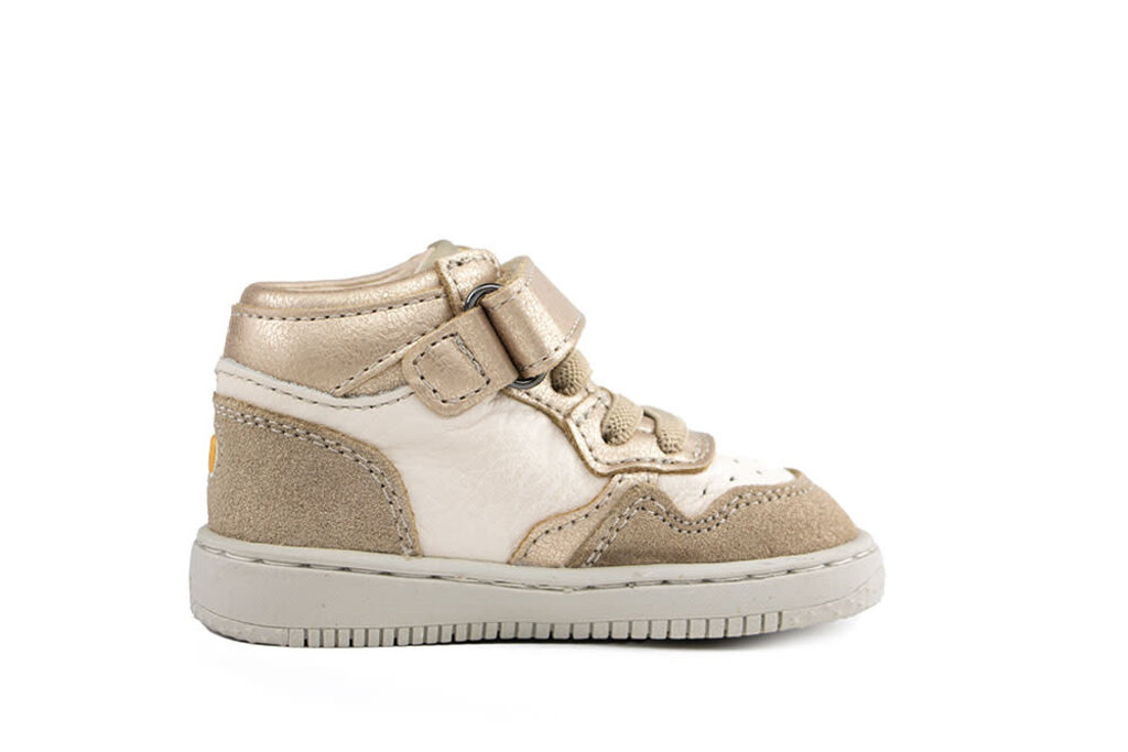 Shoesme Shoesme Babyproof Hoge Sneaker Gold Beige