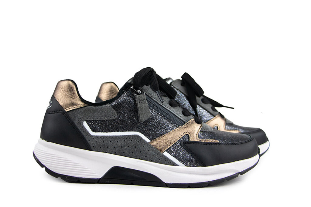 Gabor Gabor Rolling Soft Sneaker Anthrazit Schwarz