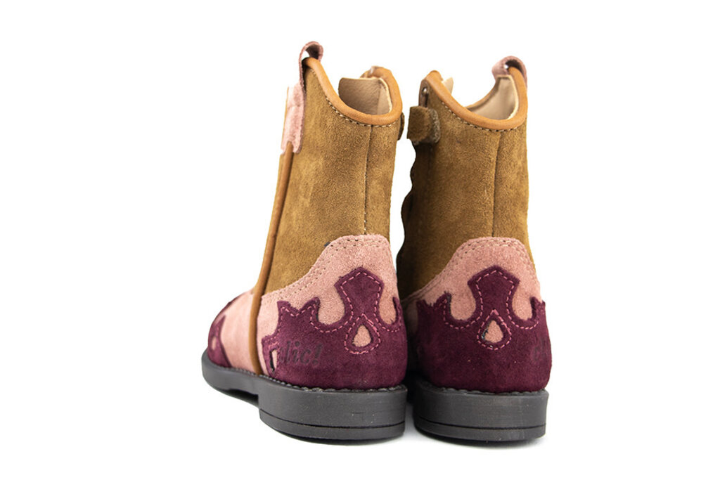 CLIC Clic Western Laarsje Burgundy Whisky