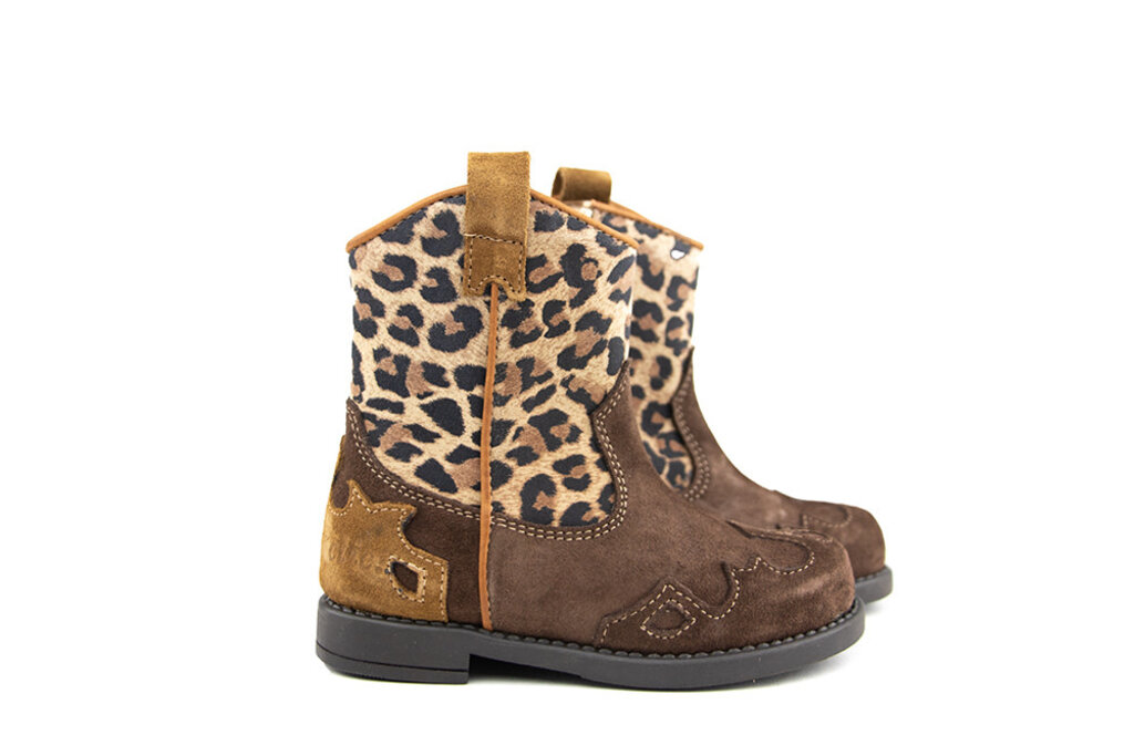CLIC Clic Western Laarsje Leopardo Marron Whisky