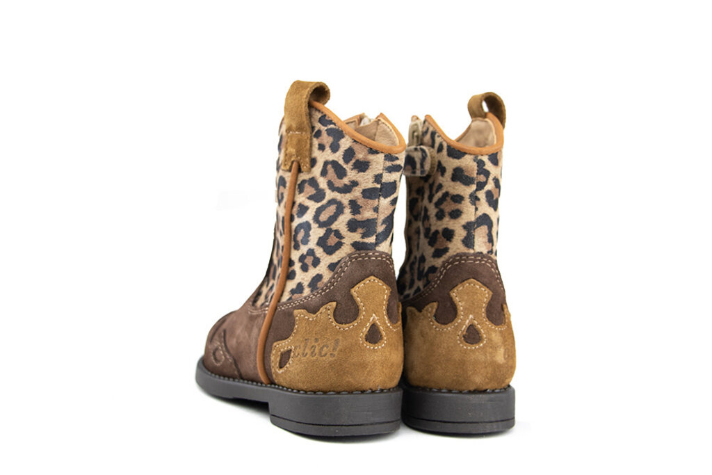 CLIC Clic Western Laarsje Leopardo Marron Whisky