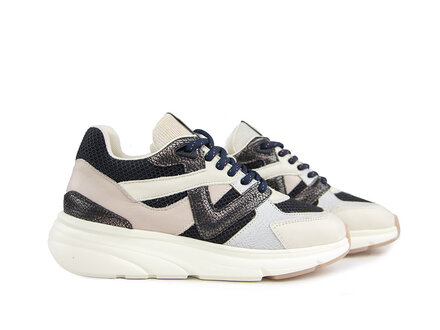 Via Vai Via Vai Sneaker Vic Kyro Lame Combi Nero Via Vai Via Vai Sneaker Vic Kyro Lame Combi Nero