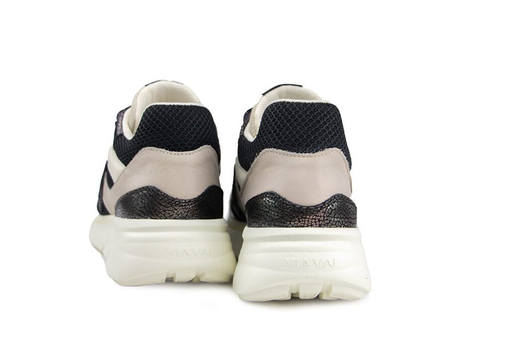 Via Vai Via Vai Sneaker Vic Kyro Lame Combi Nero