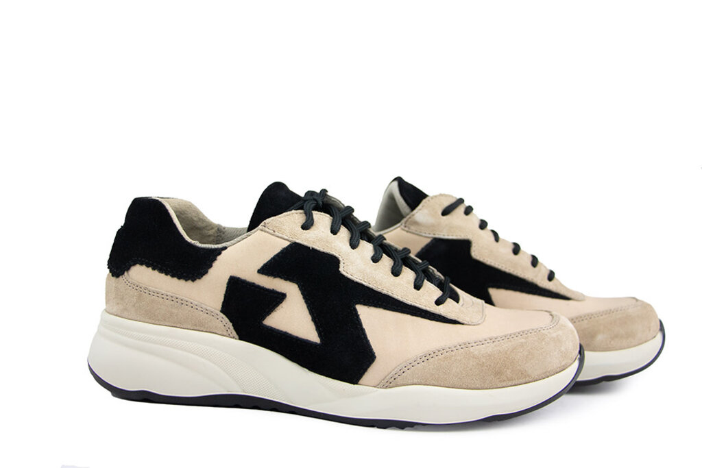 Durea Durea Sneaker Seppia Taupe Zwart