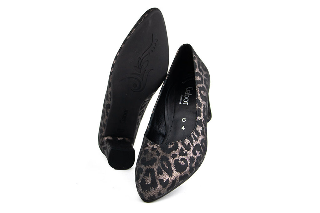 Gabor Gabor Pump Rame Schwarz Leo