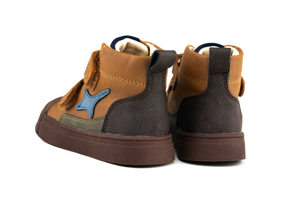 Shoesme Shoesme Klittenband Sneaker Cognac