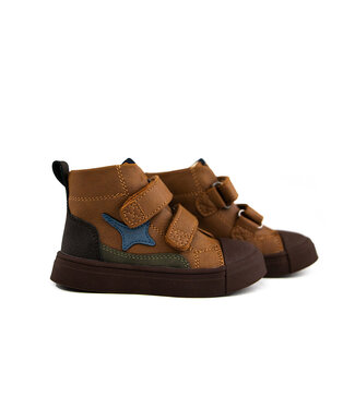 Shoesme Shoesme Klittenband Sneaker Cognac