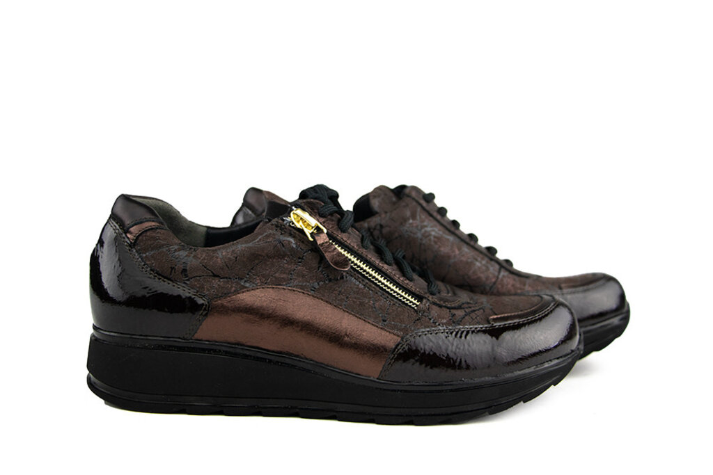 Durea Durea Sneaker D.Bruin Brons Koper