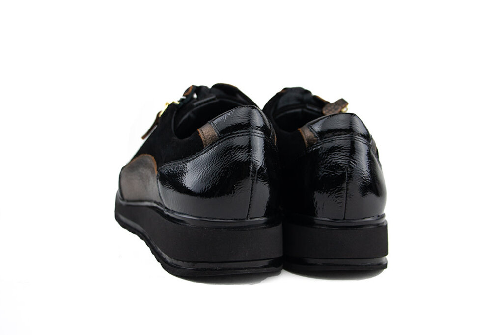 Durea Durea Sneaker Zwart Brons