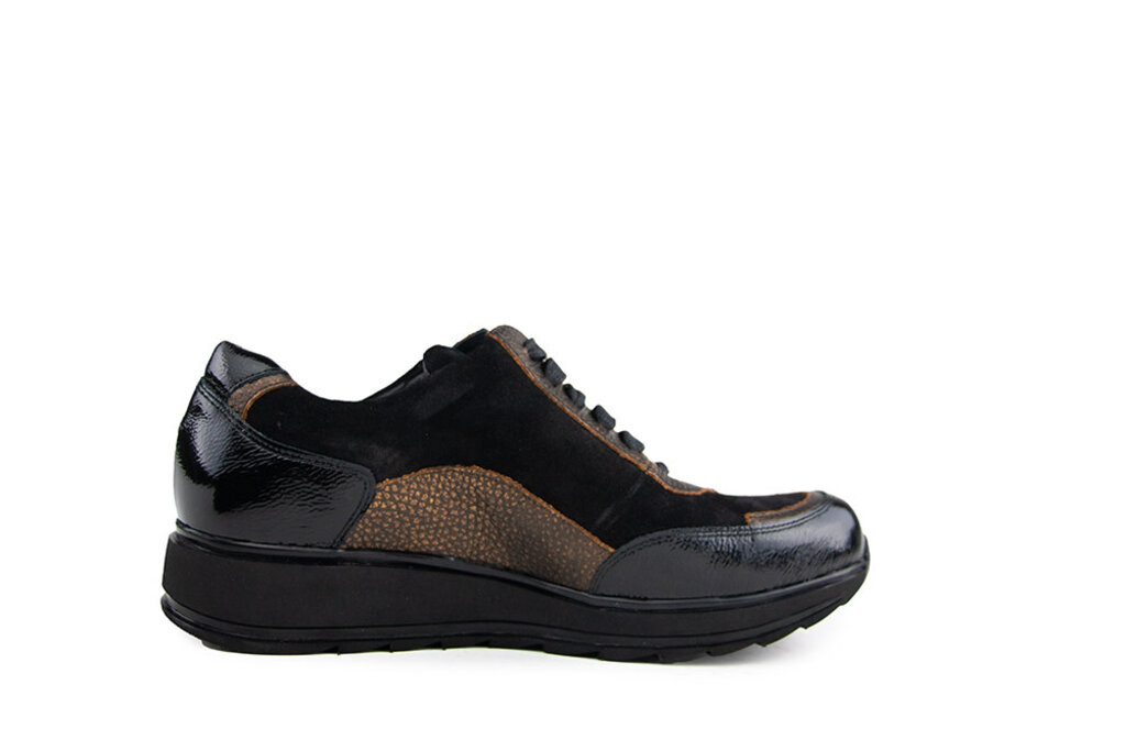 Durea Durea Sneaker Zwart Brons