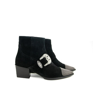 Via Vai Via Vai Enkellaars Kate Jemma Sierra Nero