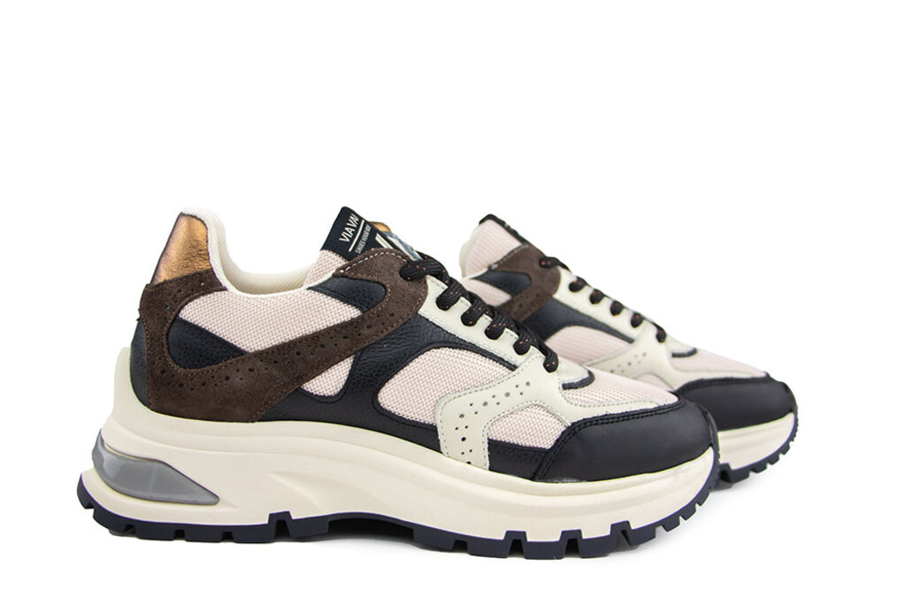 Via Vai Via Vai Sneaker Liz Curtis Vitello Combi Nero