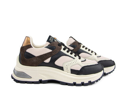 Via Vai Via Vai Sneaker Liz Curtis Vitello Combi Nero Via Vai Via Vai Sneaker Liz Curtis Vitello Combi Nero