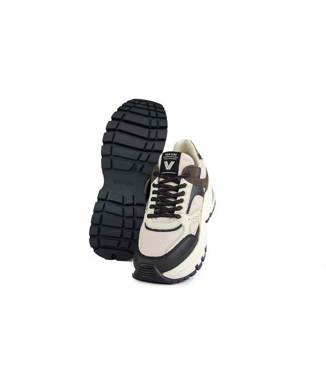 Via Vai Sneaker Liz Curtis Vitello Combi Nero