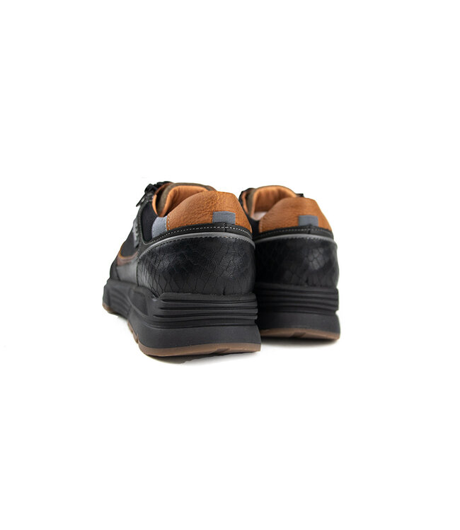 Australian Sneaker Connery H Black Cognac