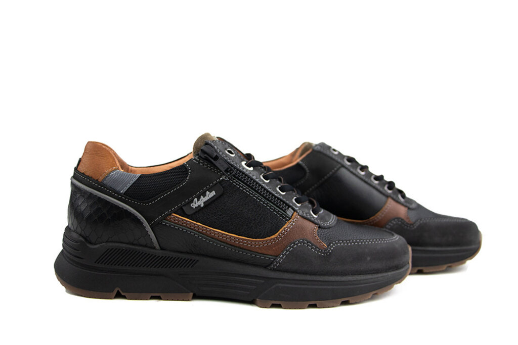 Australian Australian Sneaker Connery H Black Cognac
