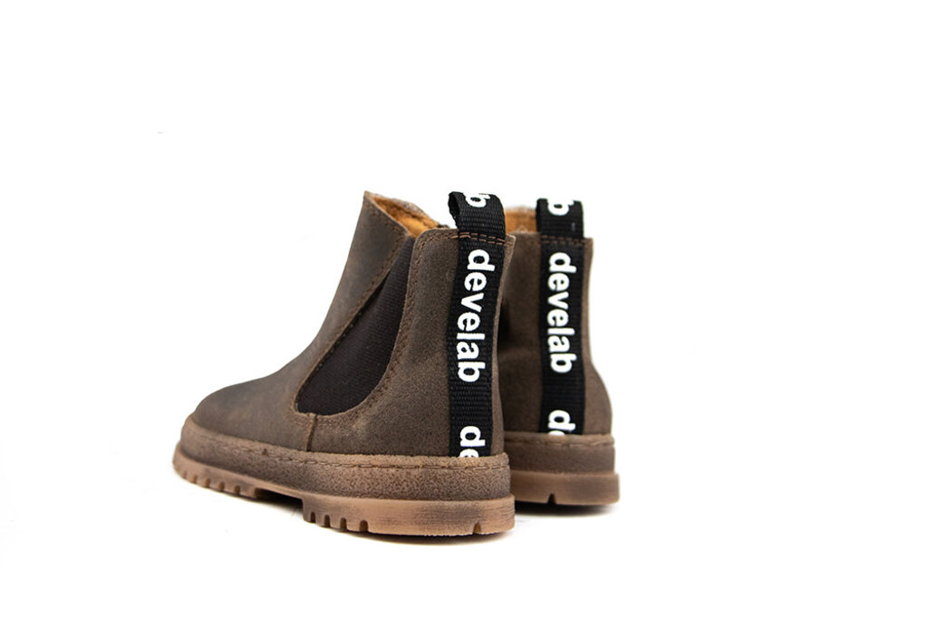 Develab Develab Chelsea Boot Dark Brown