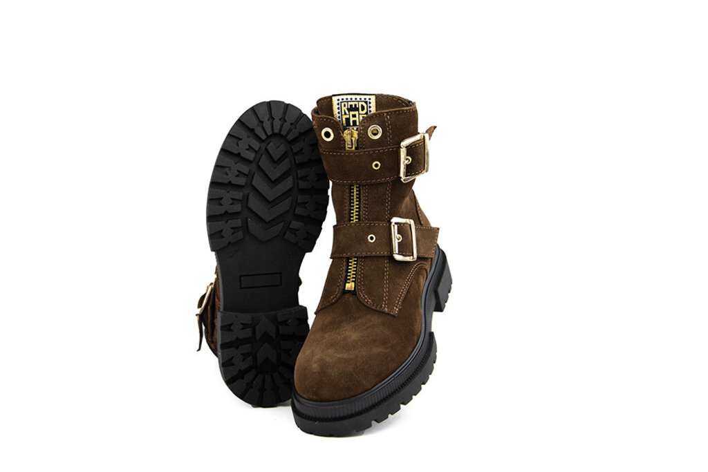Red-Rag Red Rag Bikerboot Beige Combi