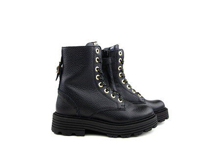 Red-Rag Red Rag Veterboot Black Nappa