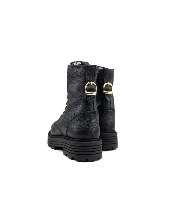 Red Rag Veterboot Black Nappa