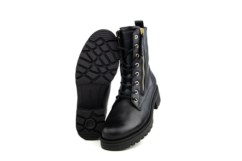 Gabor Gabor Veterboot Schwarz Gold