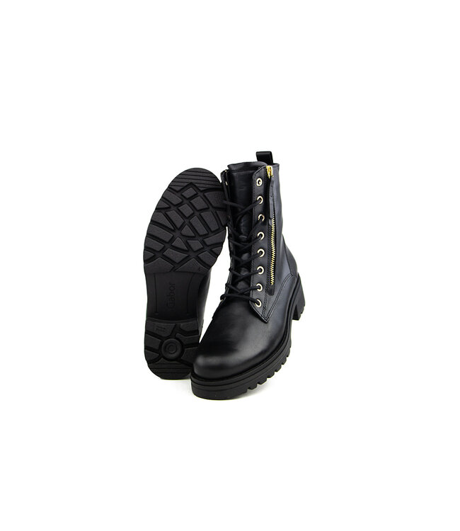 Gabor Veterboot Schwarz Gold