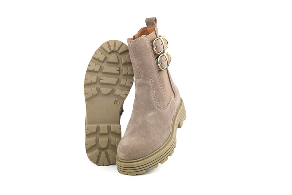 Red-Rag Red Rag Laars Taupe Suede