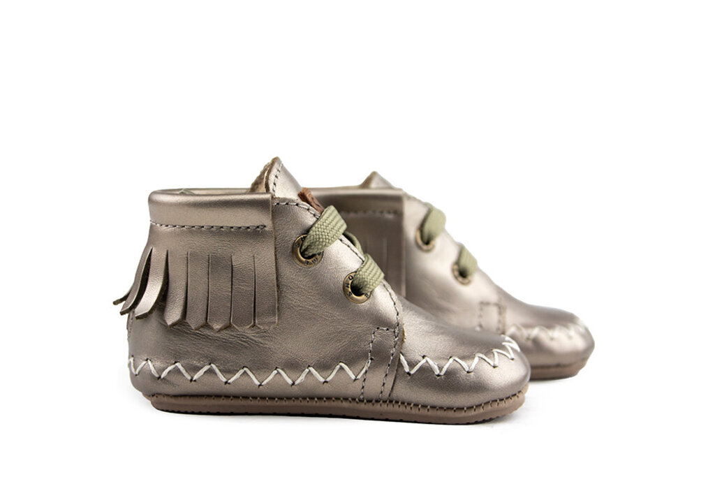 Shoesme Shoesme Babyproof Veter Franje Champagne