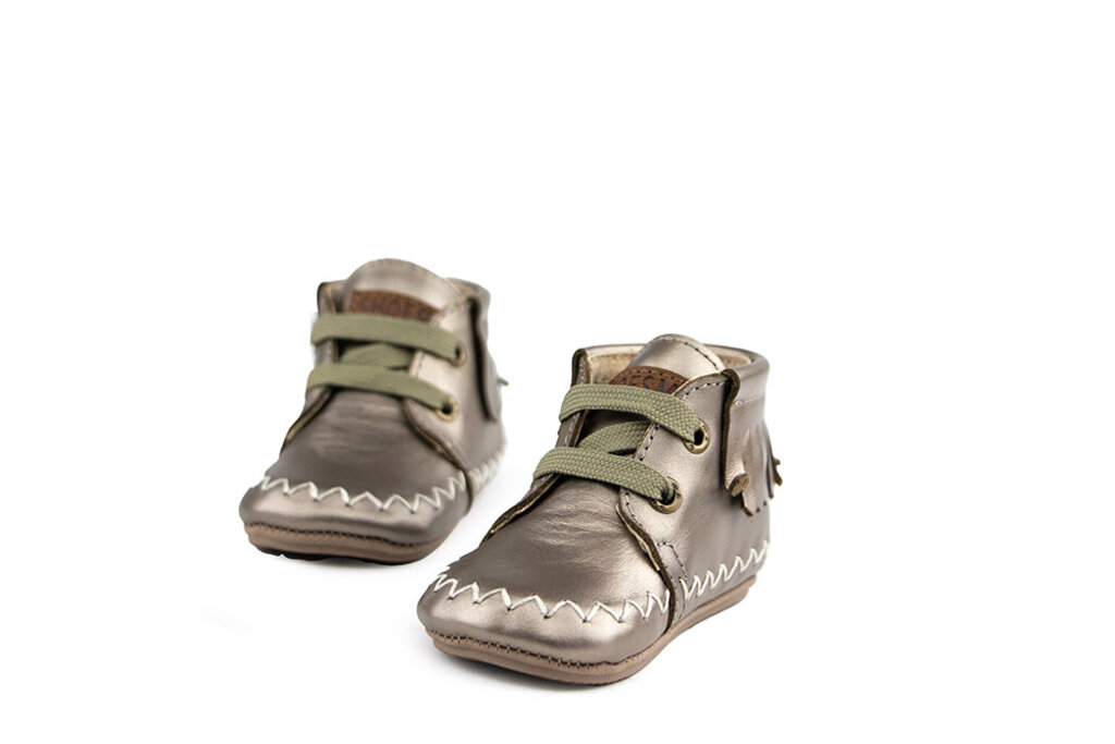 Shoesme Shoesme Babyproof Veter Franje Champagne