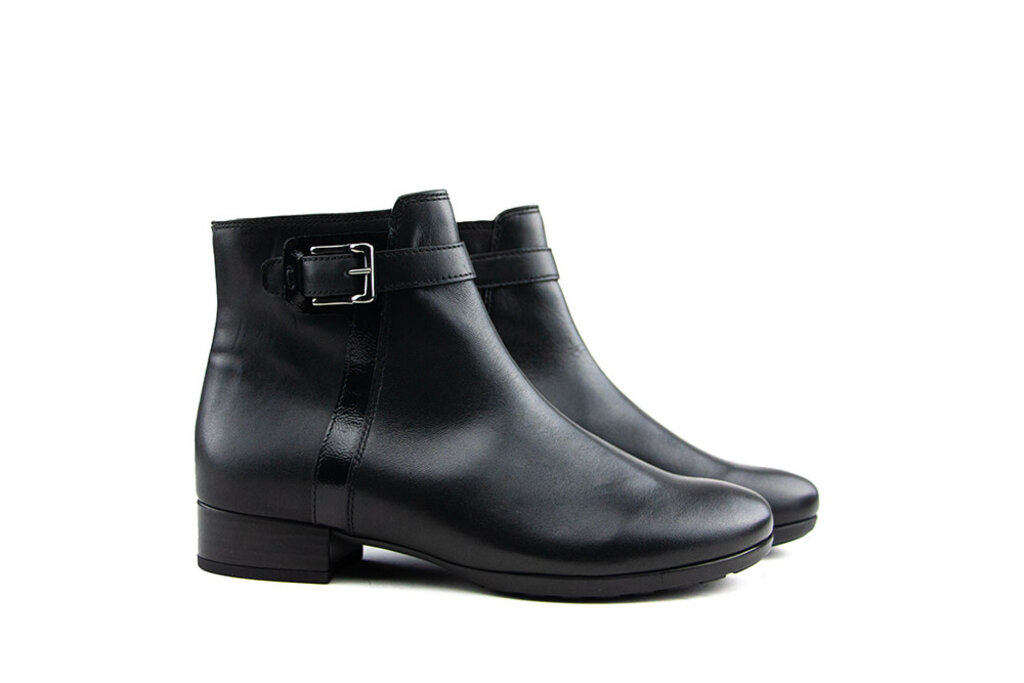 Gabor Gabor Enkellaars Schwarz Nappa