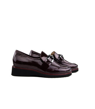 Hassia Hassia Loafer Sevilla Cabernet Metallic Wetlack H