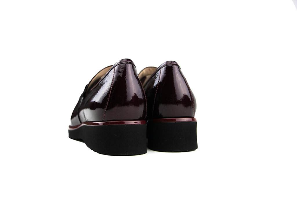 Hassia Hassia Loafer Sevilla Cabernet Metallic Wetlack