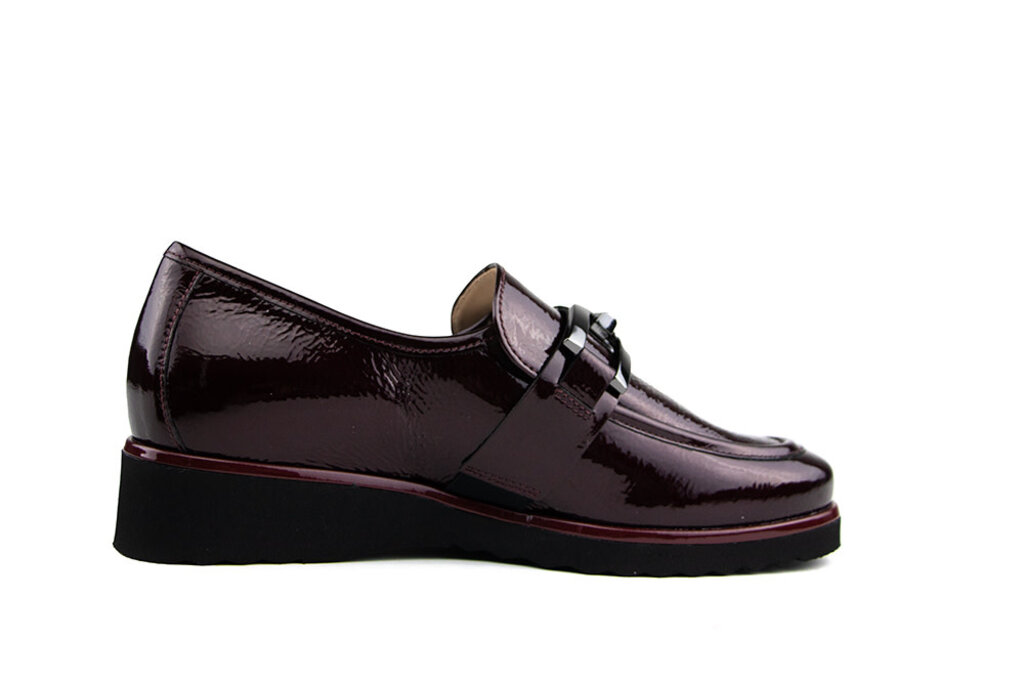 Hassia Hassia Loafer Sevilla Cabernet Metallic Wetlack
