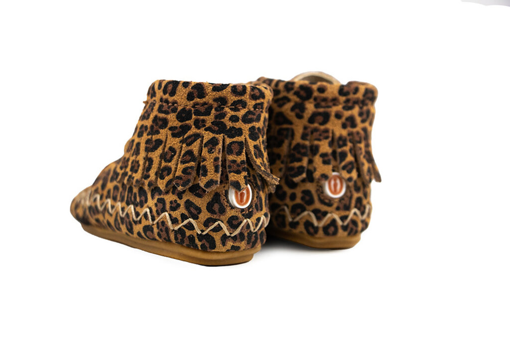 Shoesme Shoesme Babyproof Veter Franje Leopard