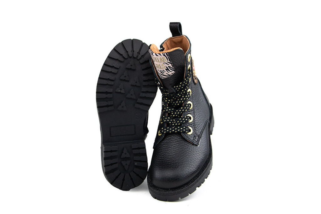 Develab Develab Veterboot Black Nappa Smiley