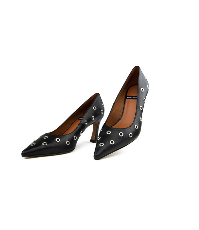 Ángel Alarcón Pump Black Silver