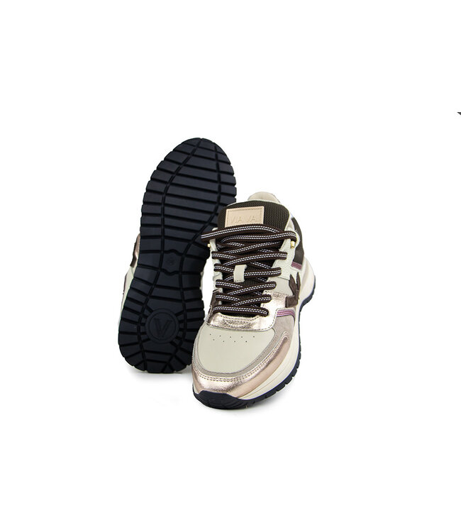 Via Vai Sneaker Usher Davina Metallic Combi Corvino