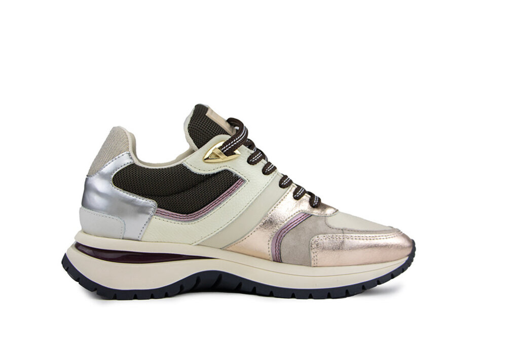 Via Vai Via Vai Sneaker Usher Davina Metallic Combi Corvino