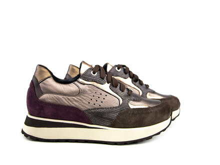 Footnotes Footnotes Sneaker Esmee Brown Metallic H Footnotes Footnotes Sneaker Esmee Brown Metallic H