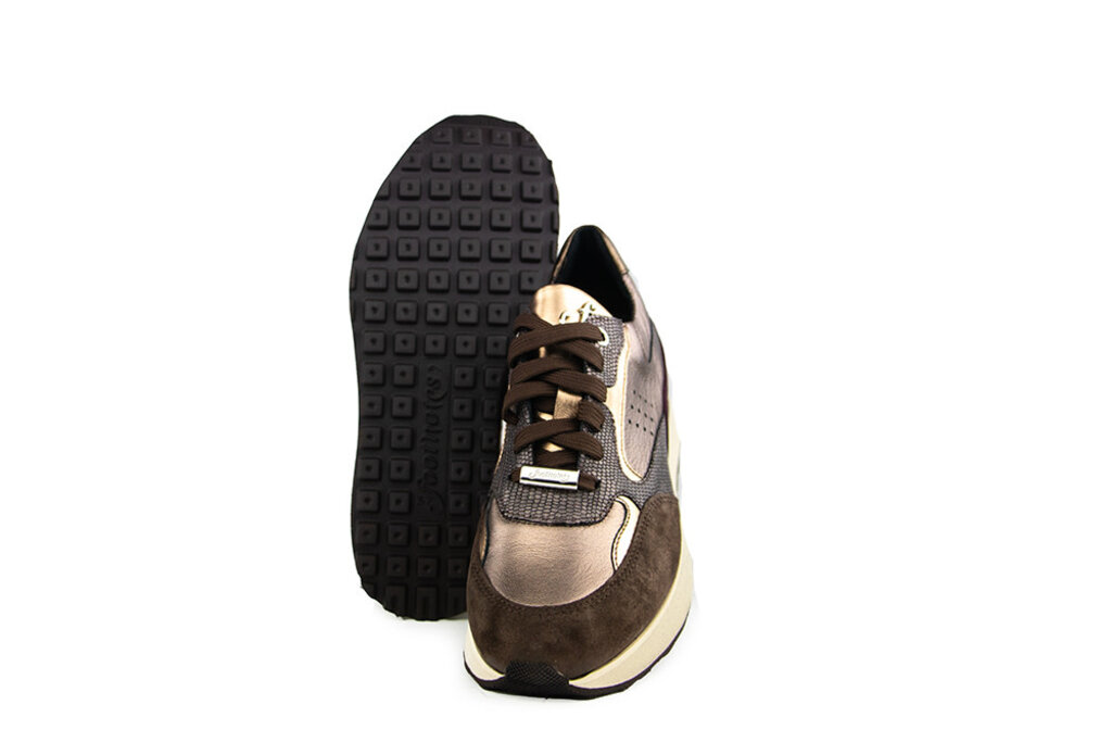Footnotes Footnotes Sneaker Esmee Brown Metallic