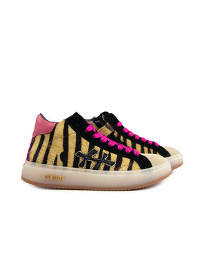 HIP Hip Hoge Sneaker Naturel Pink