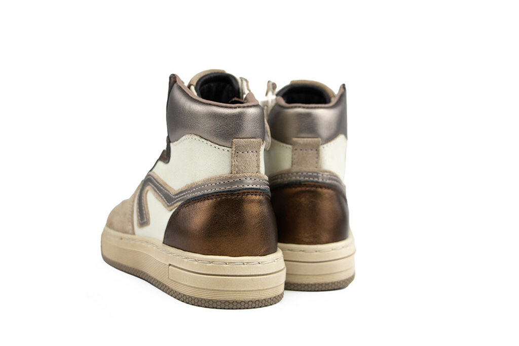 HIP Hip Hoge Sneaker Taupe Combi