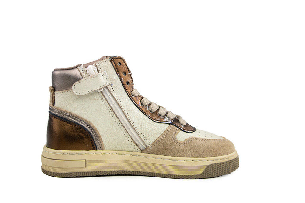HIP Hip Hoge Sneaker Taupe Combi