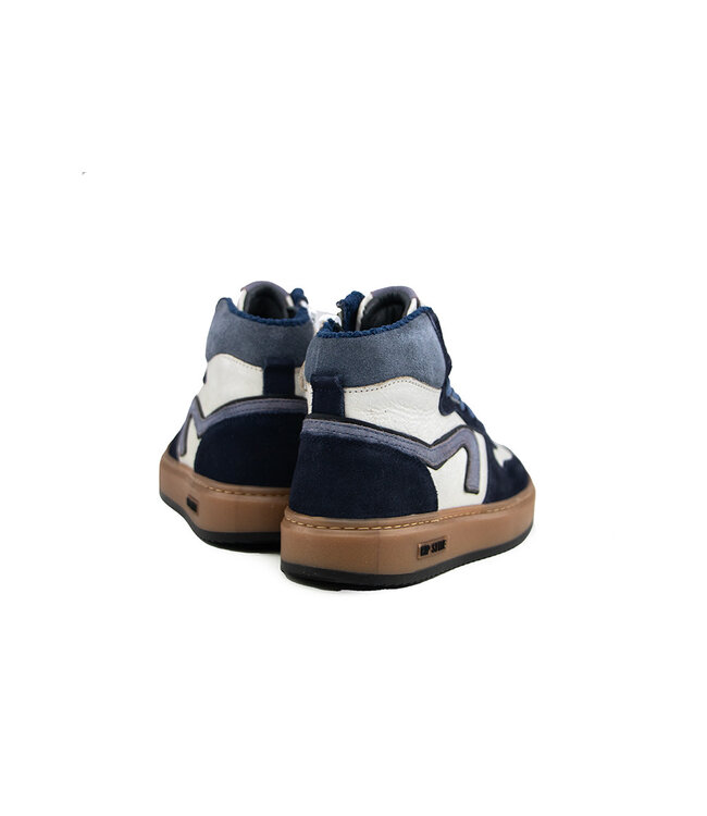 Hip Hoge Sneaker Donkerblauw Combi
