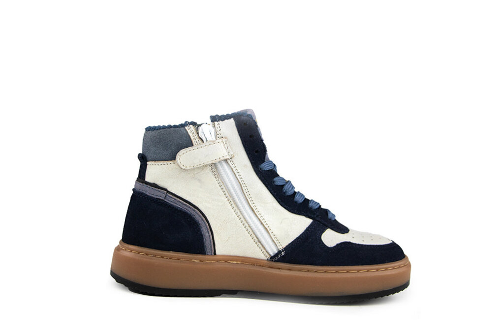 HIP Hip Hoge Sneaker Donkerblauw Combi