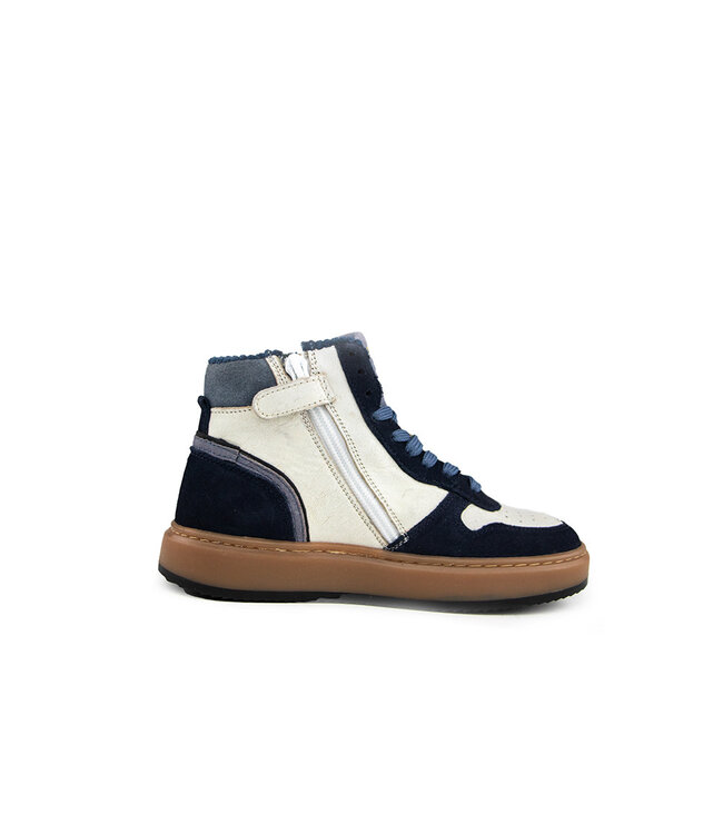 Hip Hoge Sneaker Donkerblauw Combi