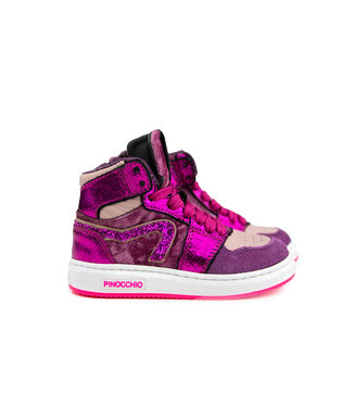 Pinocchio Pinocchio Hoge Sneaker Fucsia Combi
