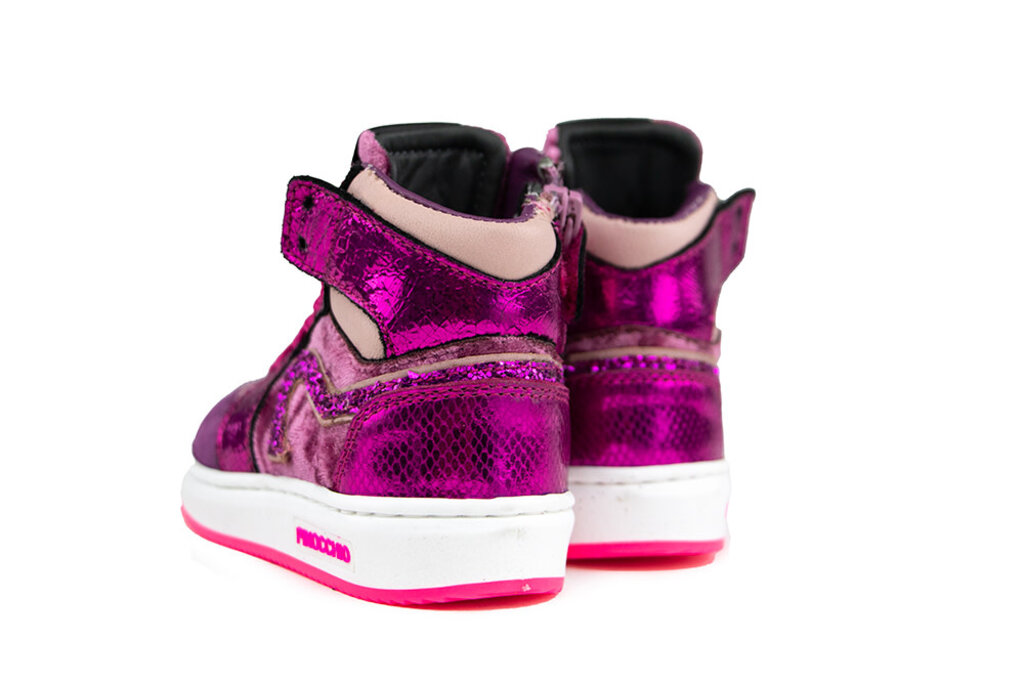 Pinocchio Pinocchio Hoge Sneaker Fucsia Combi