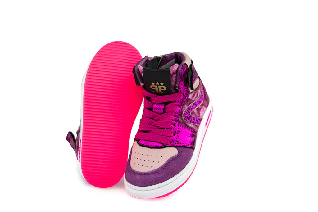 Pinocchio Pinocchio Hoge Sneaker Fucsia Combi